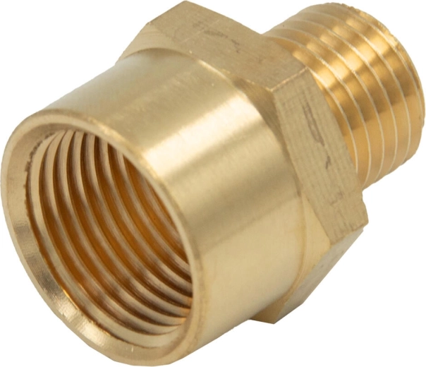 Reducción de rosca exterior 1/4" × rosca interior 3/8" para ventilación