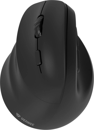 Ratón vertical ergonómico inalámbrico para zurdos con batería recargable y conexión dual WL + BT