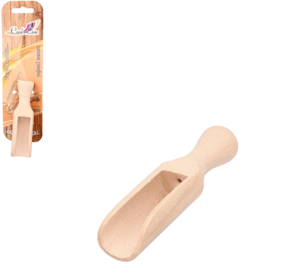 Cucharita de madera de haya 10 cm