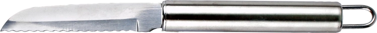 Cuchillo para fruta con hoja dentada de acero inoxidable 22,5 cm