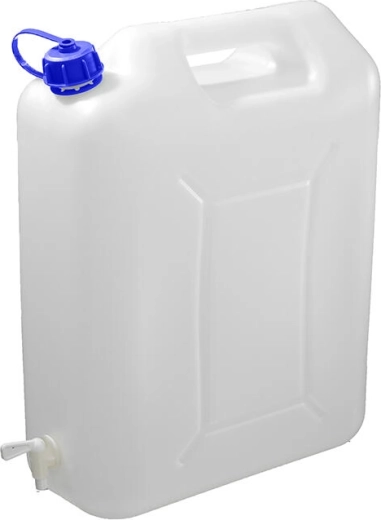 Bidón de plástico con grifo 20 l para alimentos y agua