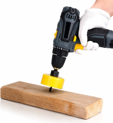 Perforación precisa en madera blanda