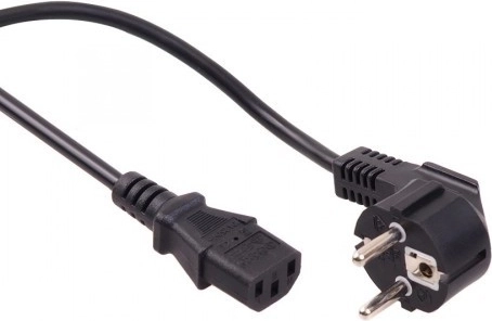 Maclean cable de alimentación 3 pines EU 5 m