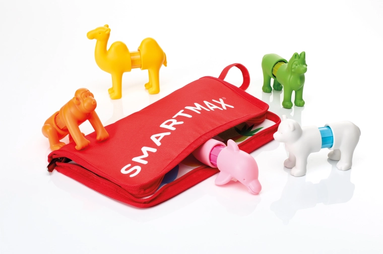 SmartMax mis primeros animales de todo el mundo – juego de construcción magnético 16 piezas