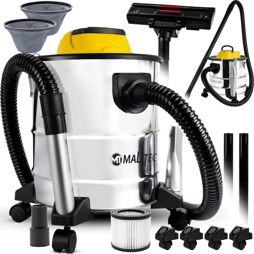 Aspiradora industrial Maltec TurboVac 20 l con filtro HEPA
