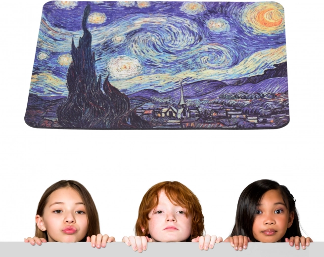 Alfombrilla de ratón noche estrellada van gogh