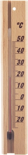 Termómetro de pared de madera 20 cm
