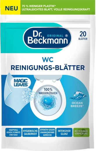 Dr. Beckmann toallitas limpiadoras para inodoro Ocean Breeze, 20 uds.