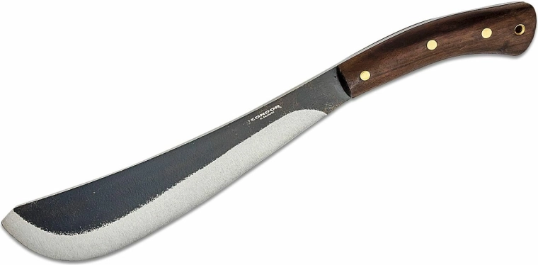 Machete Condor Pack Golok Survival 27,9 cm con funda de cuero