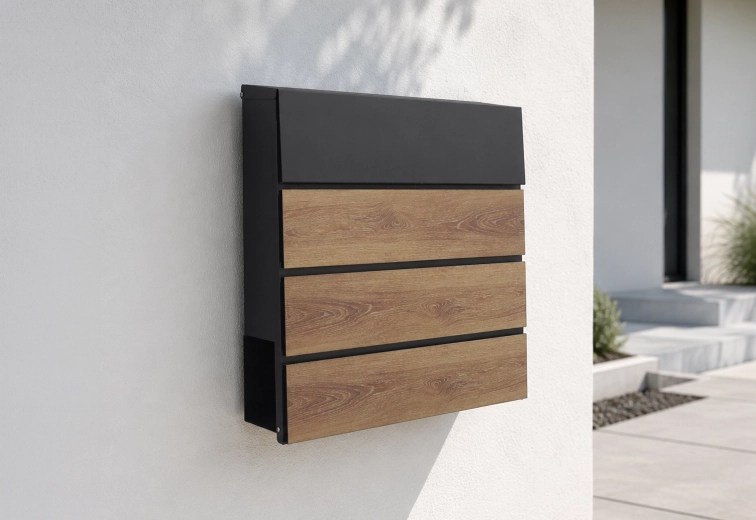 Diseño moderno con panel decorativo