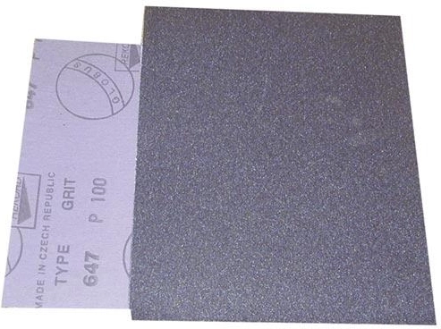 Tela abrasiva para metal y madera, grano 120, 230 × 280 mm