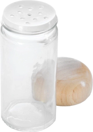 Tarros de especias de cristal con tapa y tamiz