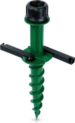 Vilde soporte atornillable para sombrilla de jardín y playa 44 cm