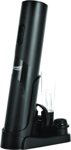 Sacacorchos eléctrico para vino Lifenaxx 2 en 1 con bomba de vacío