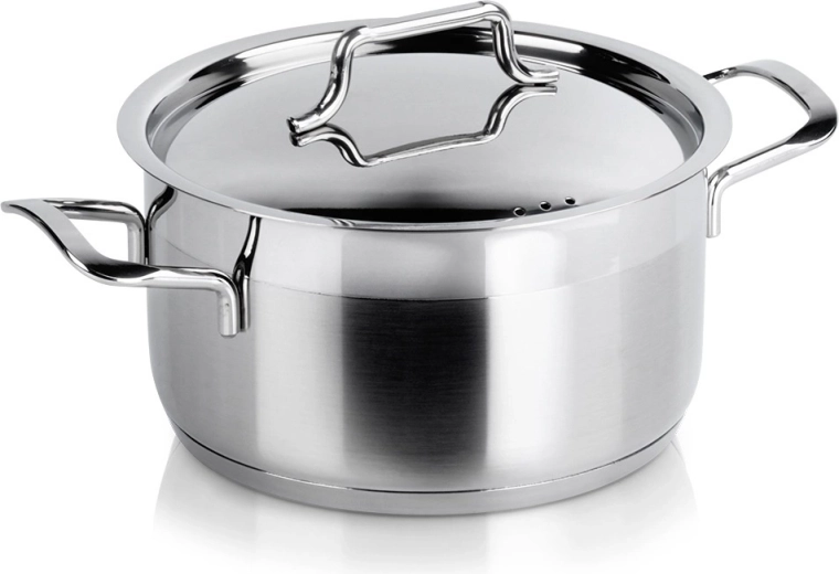 Olla de acero inoxidable con tapa Anett 18 cm, 2,3 l