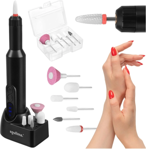 Lima de uñas profesional inalámbrica Soulima