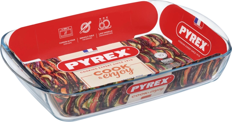 Fuente de horno de vidrio PYREX 3,7 l (40 × 27 × 6 cm)