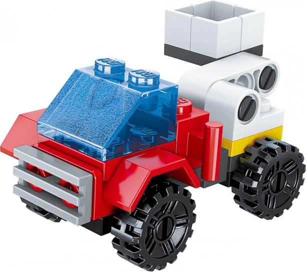Qman Squros vehículo de rescate Skyline 3en1 – mini set de construcción