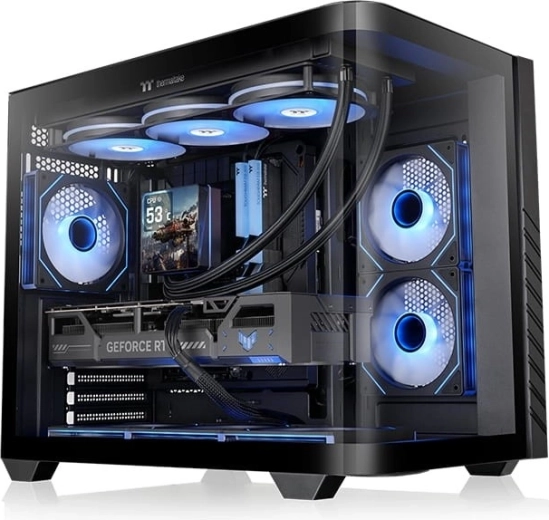 Caja Vision 330 CR ARGB TG negra