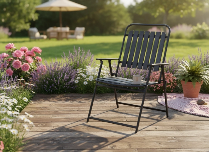 Comodidad con reposabrazos para cualquier jardín