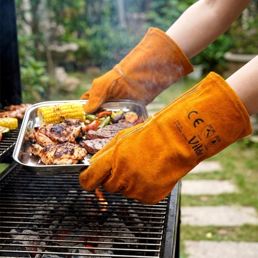 Agarre seguro incluso en una parrilla al rojo vivo
