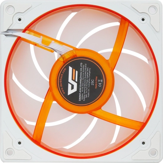 Ventilador de refrigeración DARKFLASH DE8 120 mm ARGB (blanco)