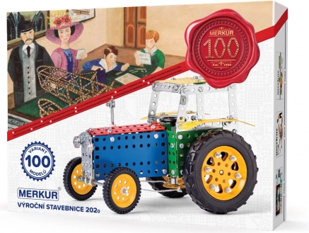 Juego de construcción metálico Merkur edición aniversario de 750 piezas