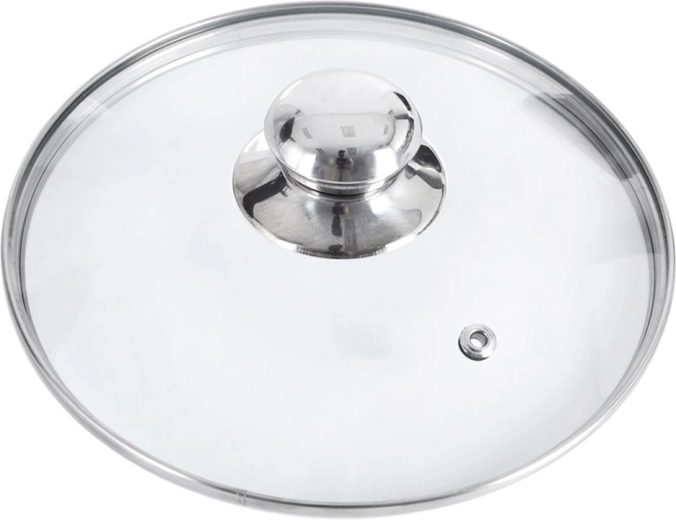 Borde de acero inoxidable y asa cómoda