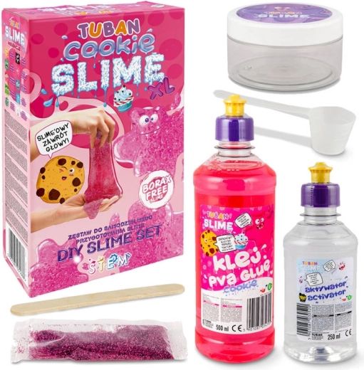Gran set Slime XL Galleta rosa