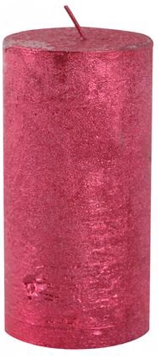 Vela rústica Provence roja 12 cm