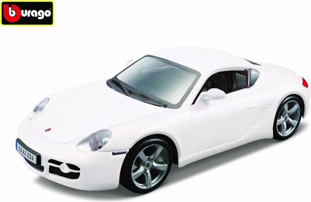 Bburago Porsche Cayman S blanco 1:32