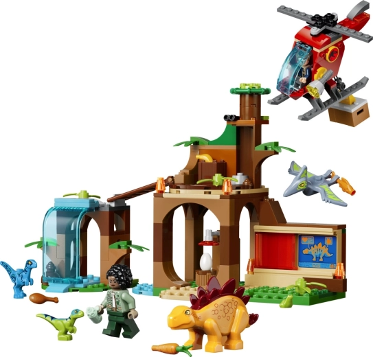 Rescate de cuatro dinosaurios