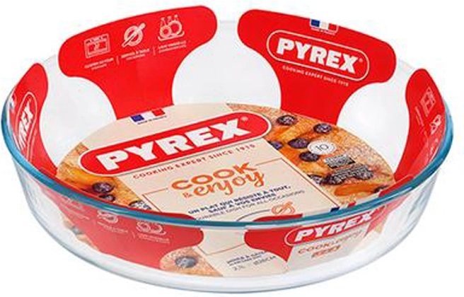 Fuente de horno de vidrio para tarta PYREX 26 cm
