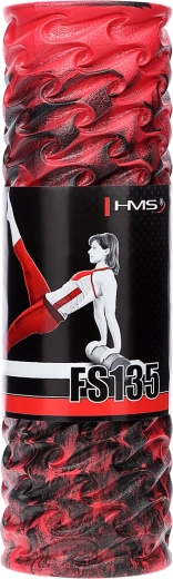 Rodillo de espuma de masaje HMS FS135 45 cm rojo