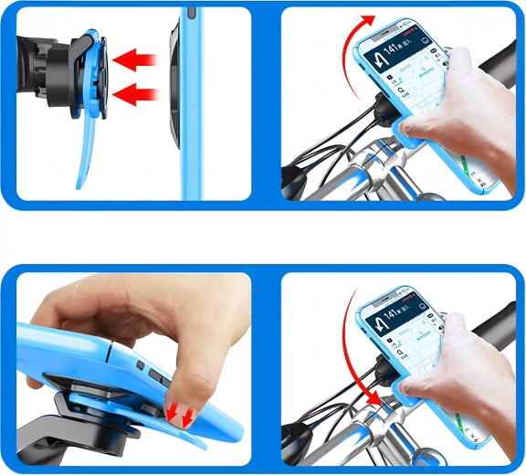 Montaje giratorio para el ángulo ideal