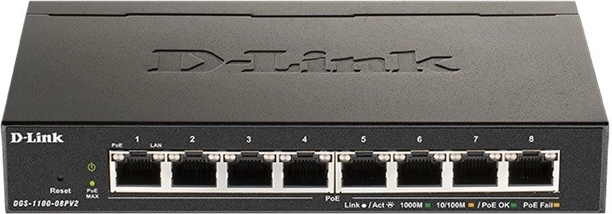 Conmutador Smart DGS-1100-08P 8xGE PoE