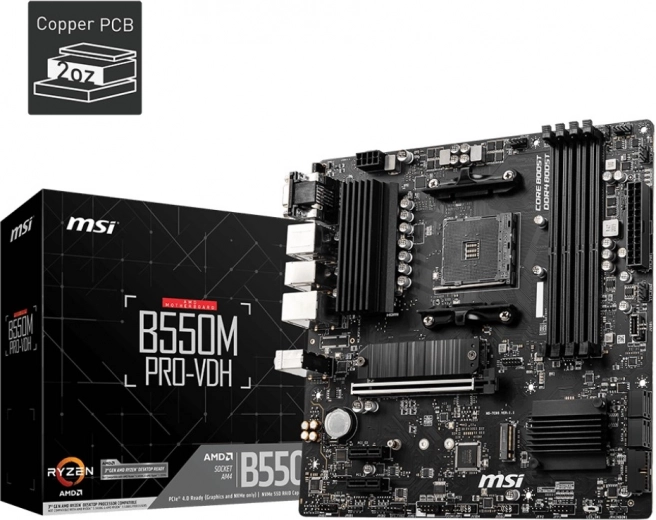 Placa base MSI B550M PRO-VDH