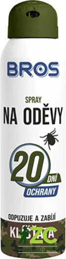 BROS spray para ropa contra garrapatas 90 ml
