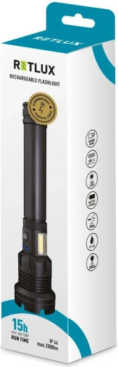 Luz COB lateral y función de batería externa