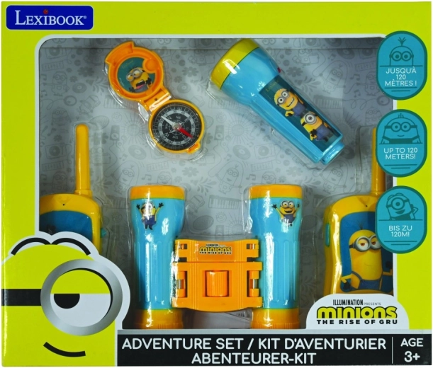 Set de aventura con walkie-talkies de los Minions