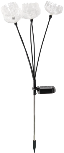 Lámpara solar de jardín Medusa mini 68 cm, multicolor 5 LED