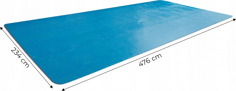Forma y dimensiones precisas para piscinas de estructura 488 × 244 cm