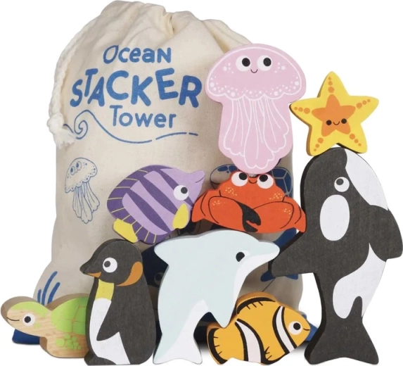Figuras de madera de animales marinos Le Toy Van