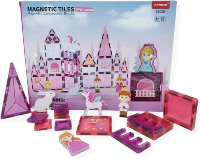 Bloques de construcción magnéticos Magical Magnet Princess – 37 piezas