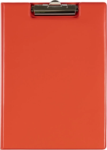 Portapapeles A4 de plástico rojo