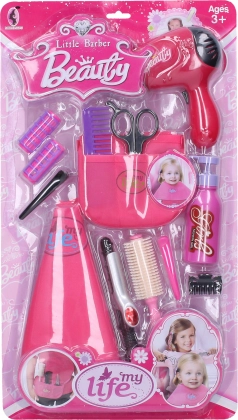 Set infantil de cuidado del cabello con secador y accesorios