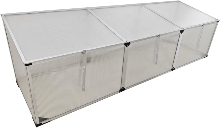 Cajonera de cultivo LUCKY de policarbonato 180 × 51 × 51 cm