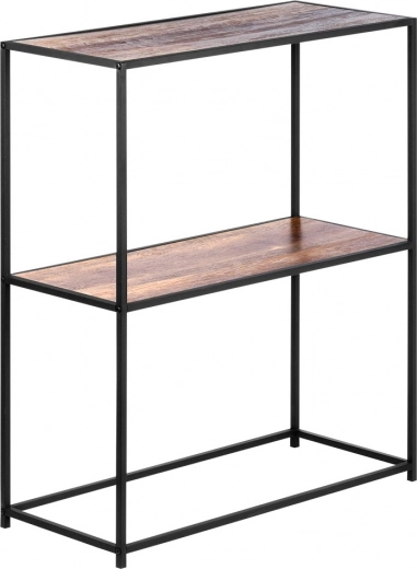 Dos baldas espaciosas con acabado efecto madera