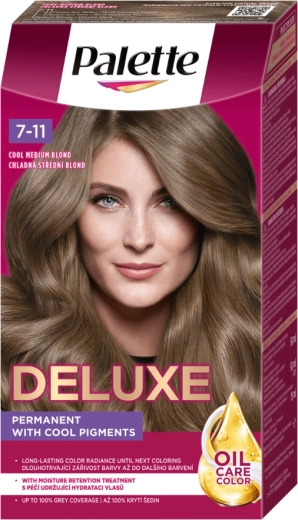 Palette Deluxe 7-11 rubio medio frío 50 ml