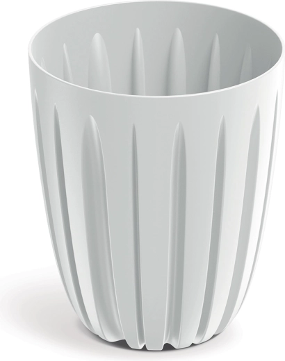 maceta de plástico blanca WARIO 13,7 cm con inserto